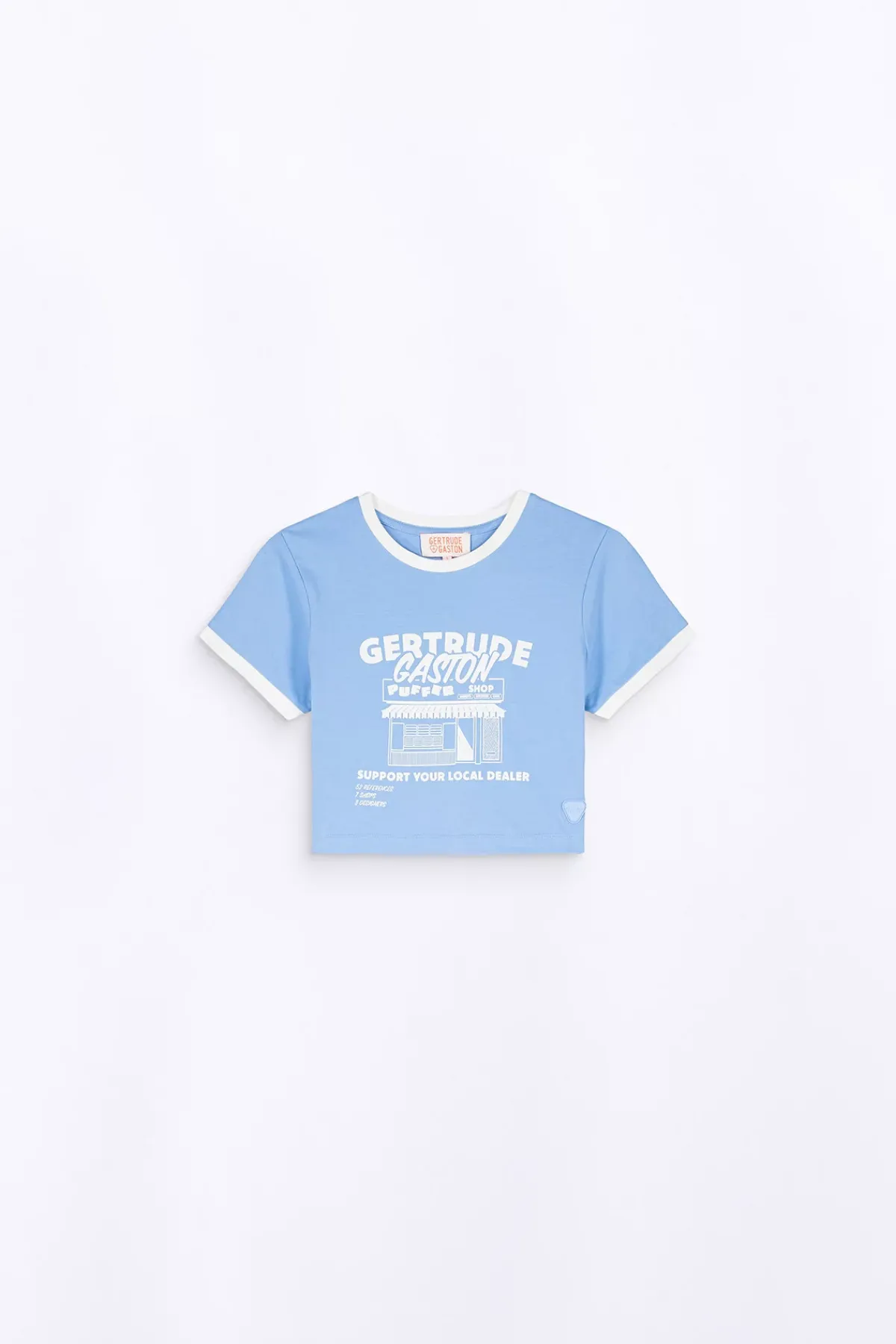 T-Shirts*Gertrude T-Shirt Cropped Imprime Renata Hortensia