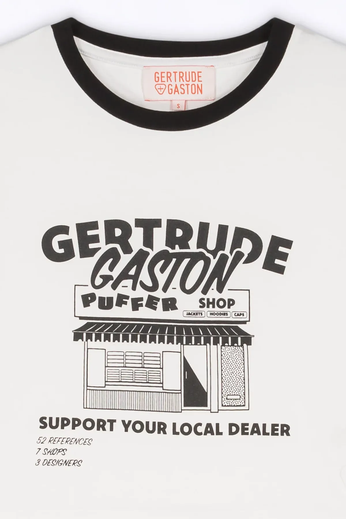 T-Shirts*Gertrude T-Shirt Cropped Imprime Renata Optic White