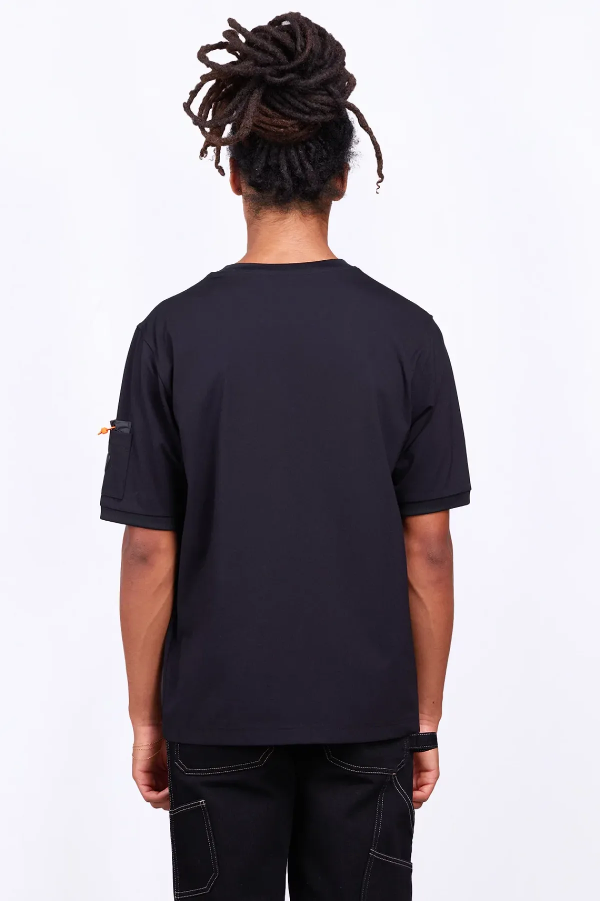 T-Shirts*Gertrude T-Shirt Poche Bi-Matieres Jordan Black