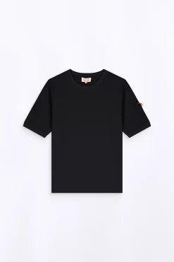 T-Shirts*Gertrude T-Shirt Poche Bi-Matieres Jordan Black