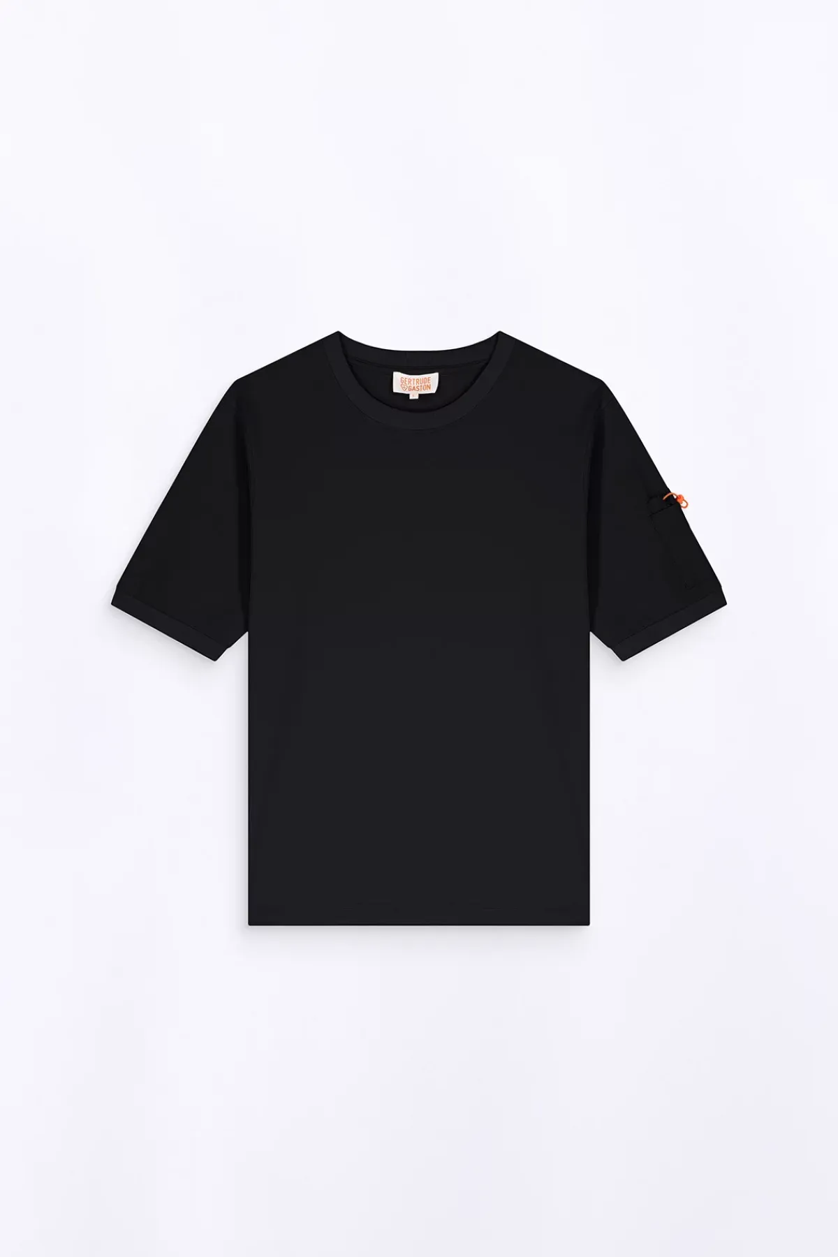 T-Shirts*Gertrude T-Shirt Poche Bi-Matieres Jordan Black