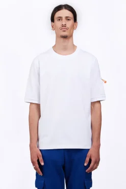 T-Shirts*Gertrude T-Shirt Poche Bi-Matieres Jordan Optic White