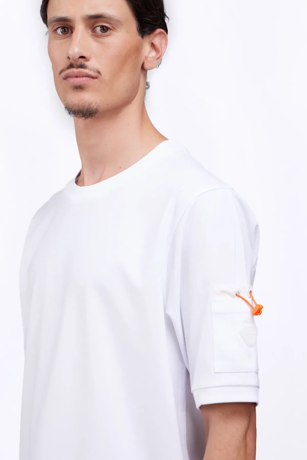 T-Shirts*Gertrude T-Shirt Poche Bi-Matieres Jordan Optic White