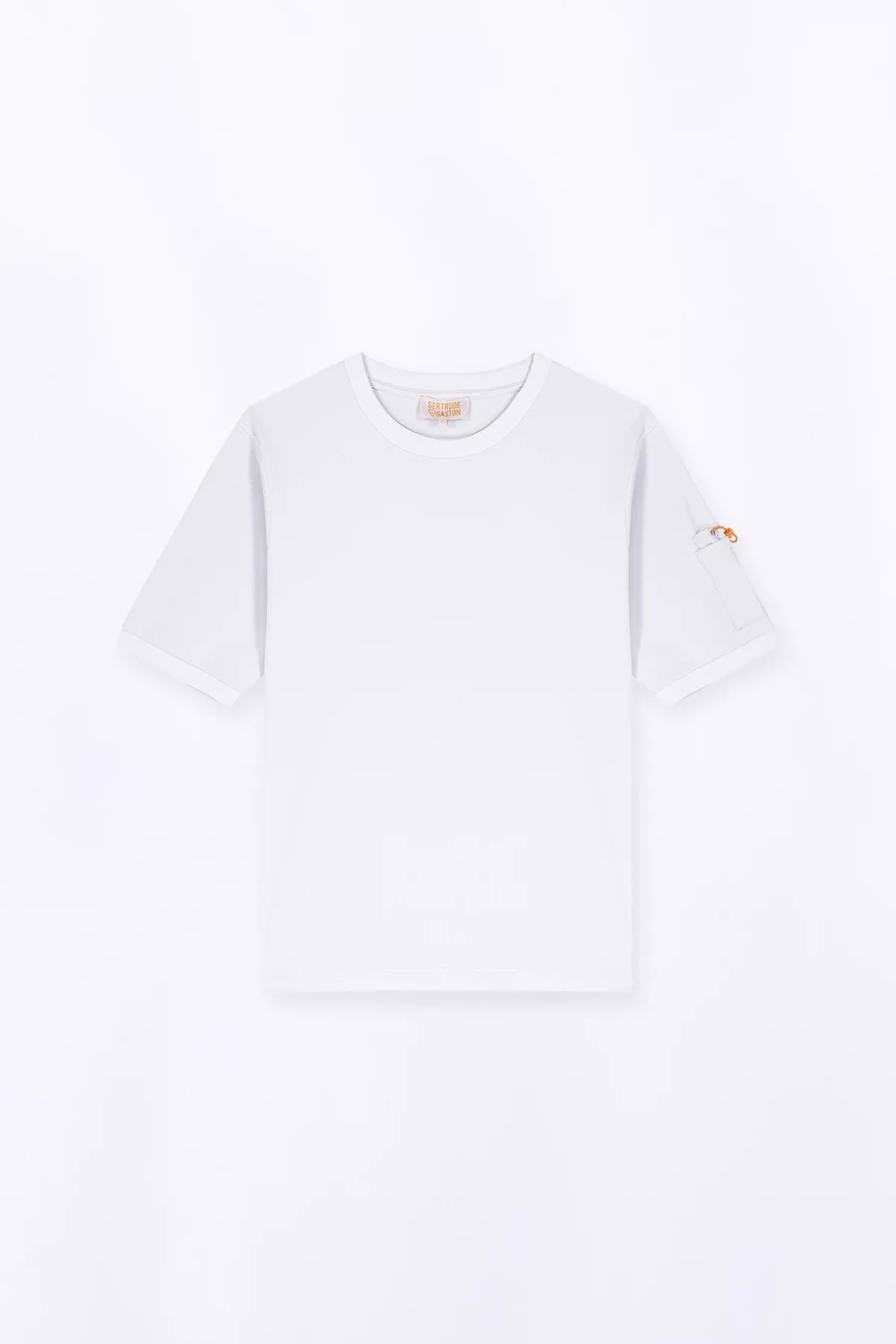 T-Shirts*Gertrude T-Shirt Poche Bi-Matieres Jordan Optic White