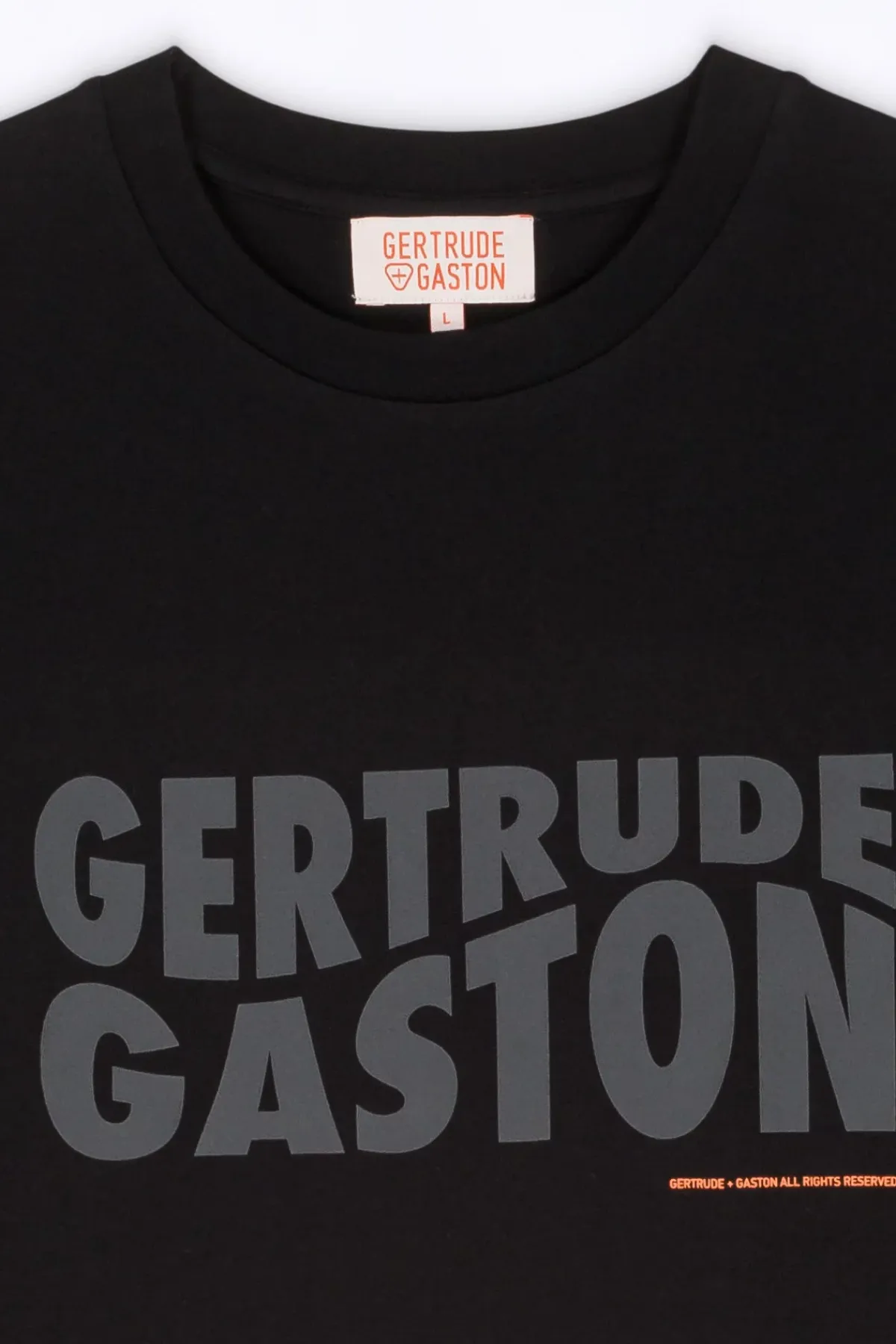 T-Shirts*Gertrude T-Shirt Uni En Coton Leonce Black