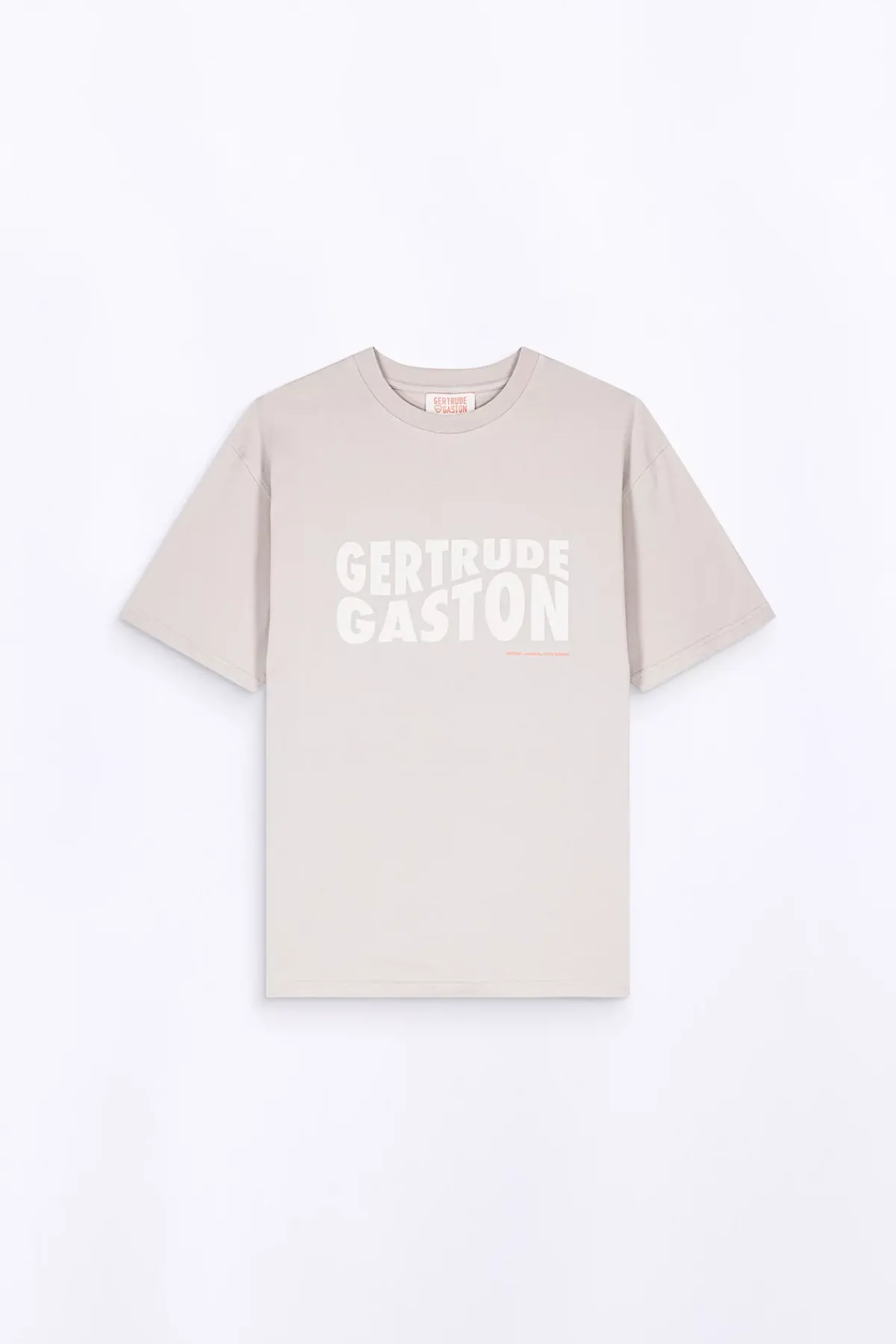 T-Shirts*Gertrude T-Shirt Uni En Coton Leonce Ciment