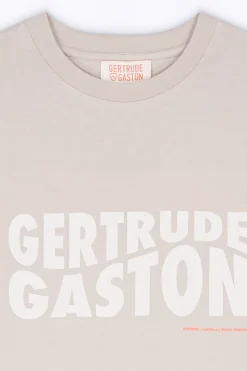 T-Shirts*Gertrude T-Shirt Uni En Coton Leonce Ciment