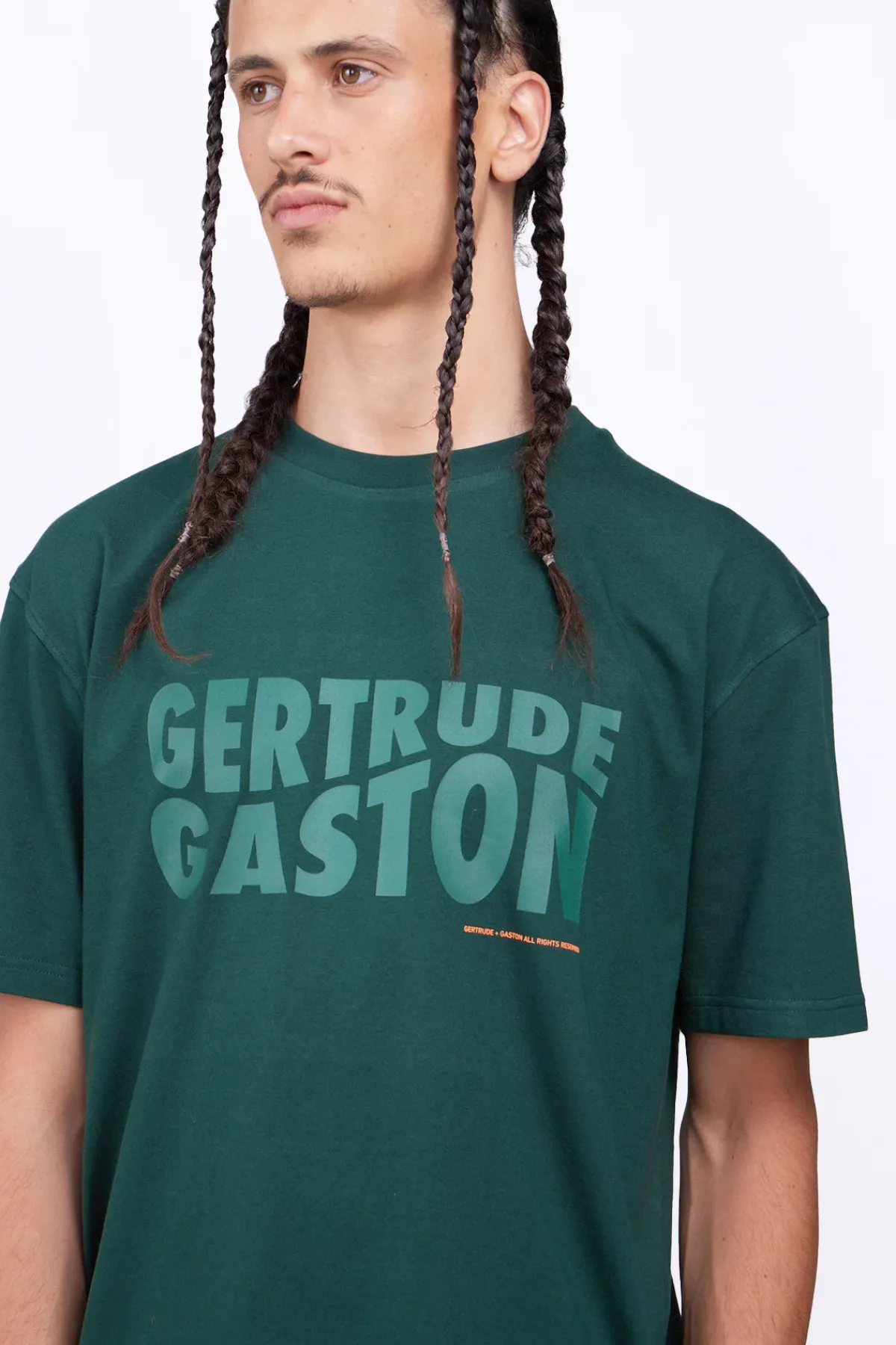 T-Shirts*Gertrude T-Shirt Uni En Coton Leonce Dark Green