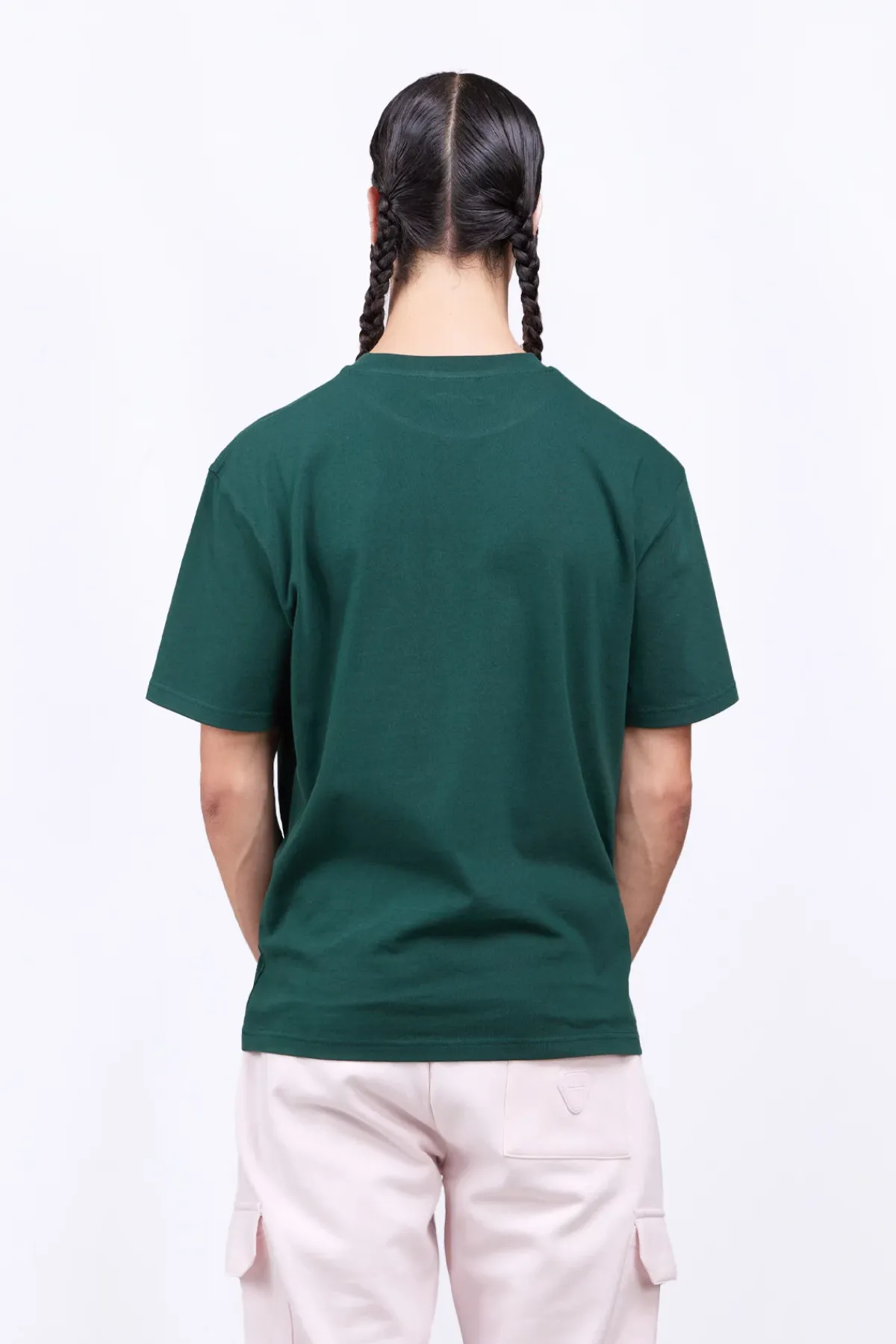 T-Shirts*Gertrude T-Shirt Uni En Coton Leonce Dark Green