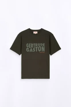 T-Shirts*Gertrude T-Shirt Uni En Coton Leonce Kaki