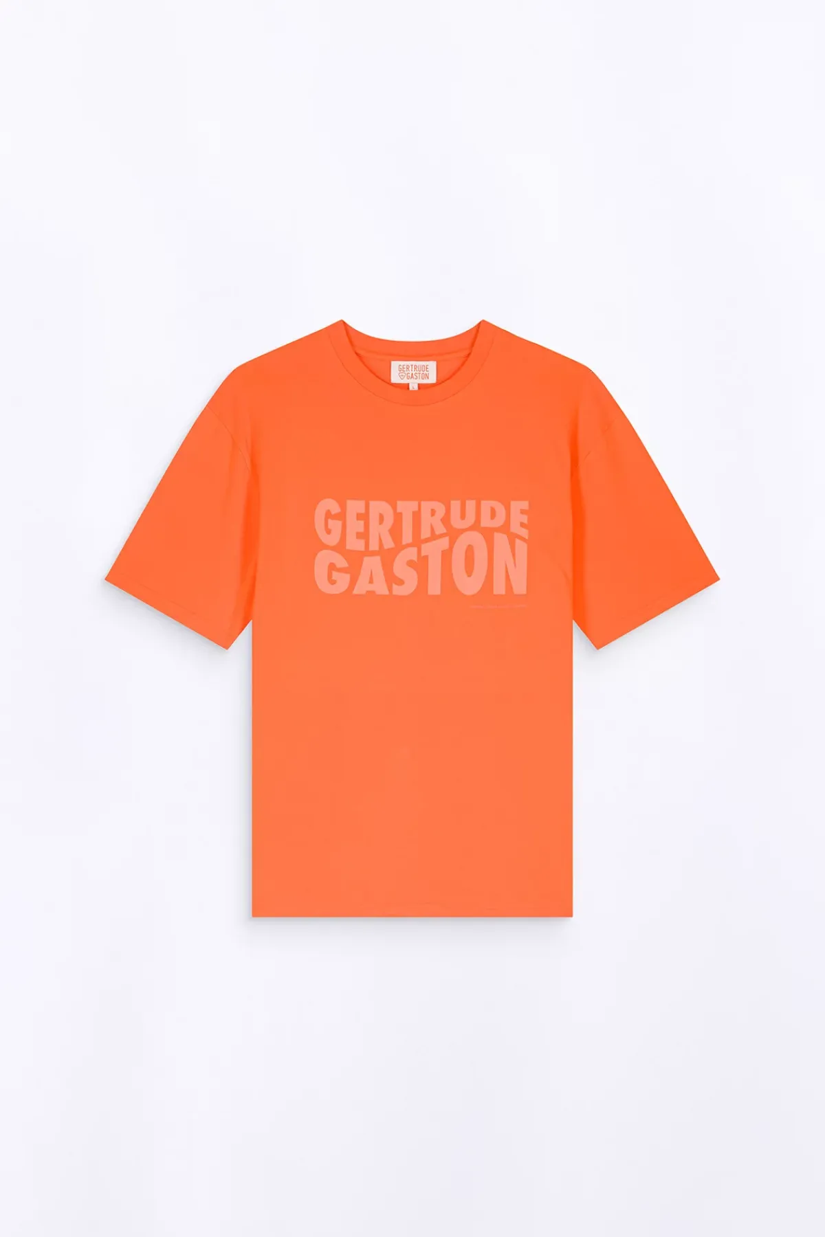 T-Shirts*Gertrude T-Shirt Uni En Coton Leonce Orange