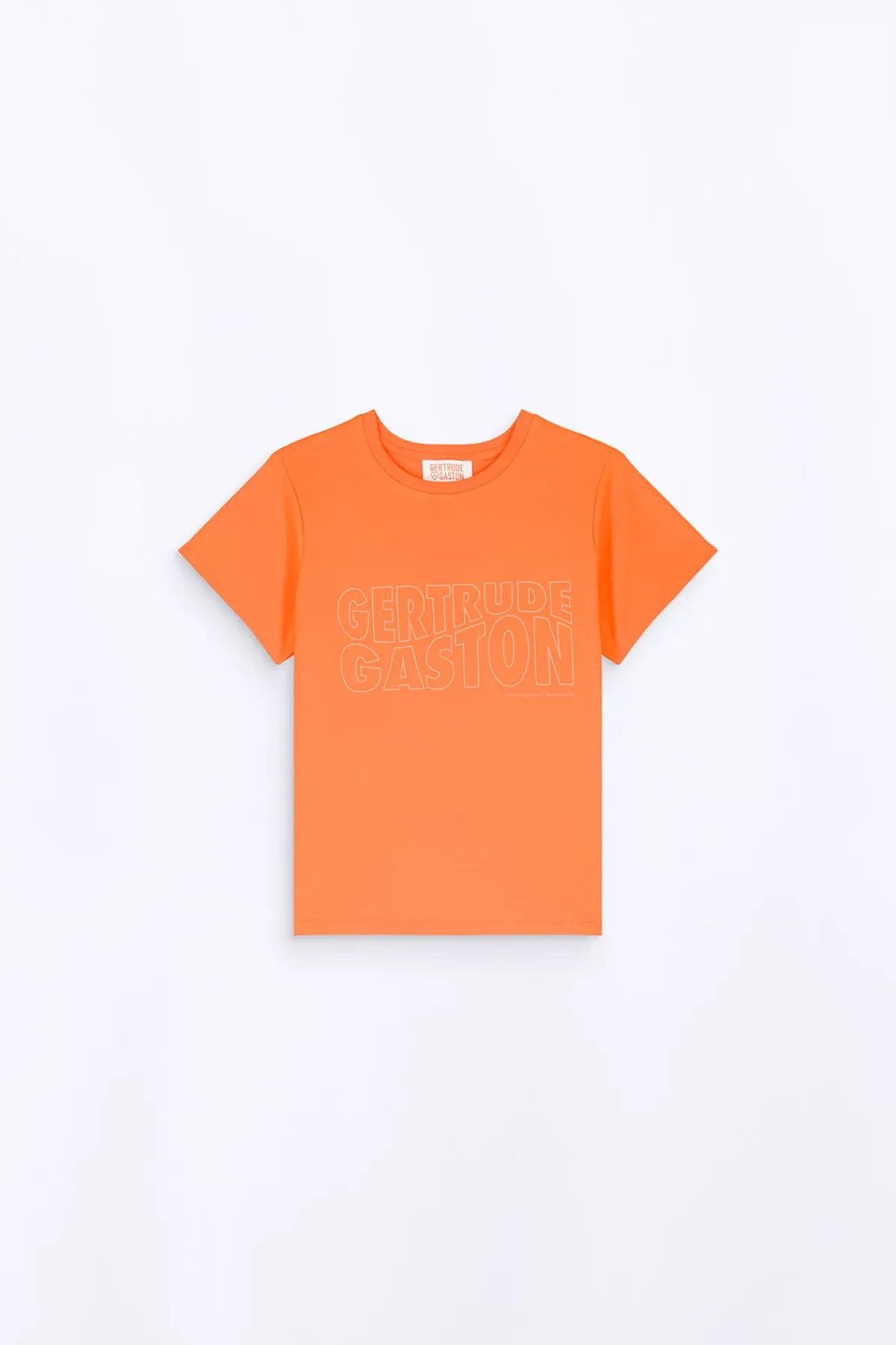 T-Shirts*Gertrude T-Shirt Uni En Coton Regular Lina Orange