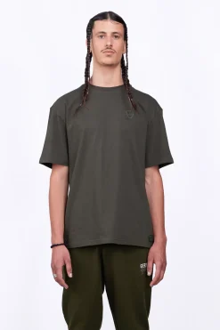 T-Shirts*Gertrude T-Shirt Unisexe Coupe Droite Leonce Puffer Kaki