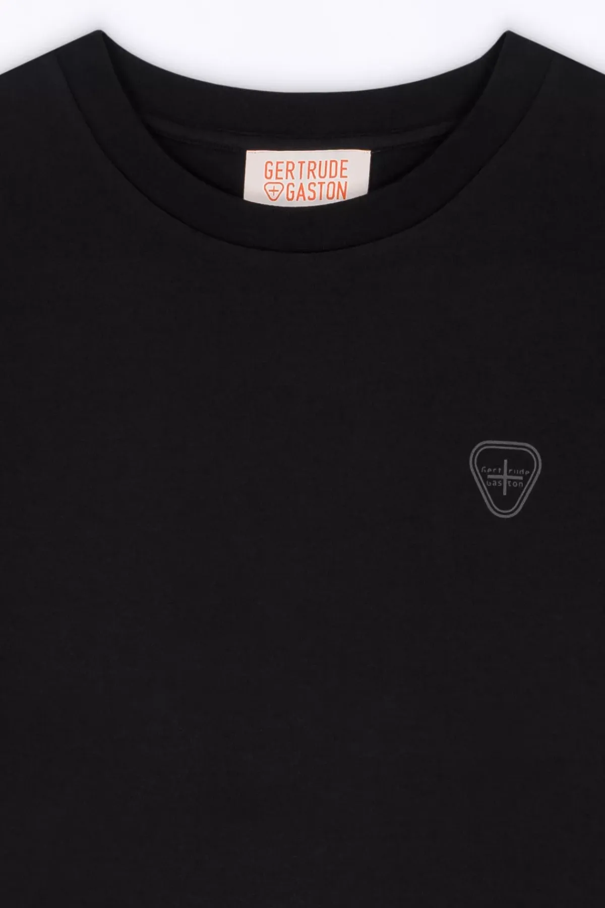 T-Shirts*Gertrude T-Shirt Unisexe Regular Imprime Dos Leonce Twisted Black