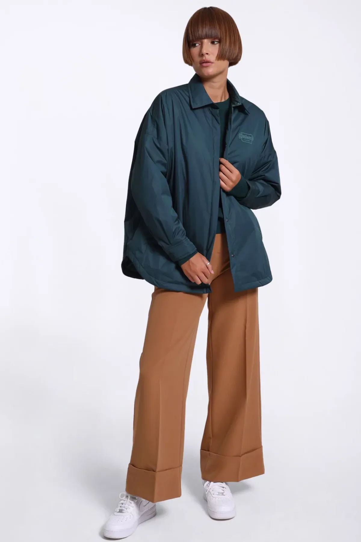 Vestes & Surchemises*Gertrude Veste Chemise Rachel Emeraude