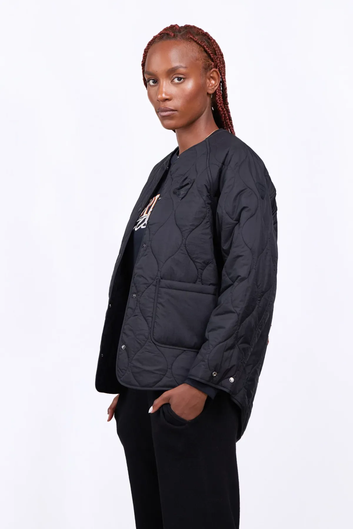 Vestes & Surchemises*Gertrude Veste Matelassee Oversize Juliette Black