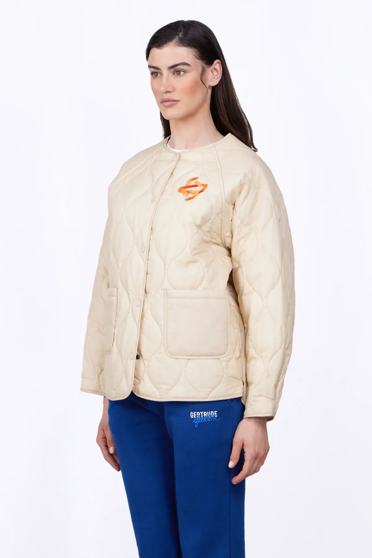 Vestes & Surchemises*Gertrude Veste Matelassee Oversize Juliette Vanille