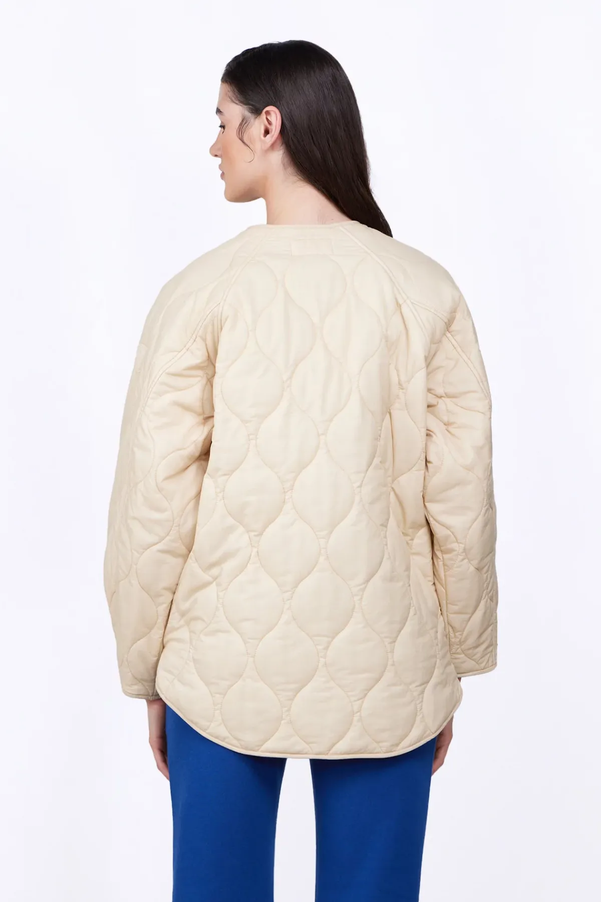 Vestes & Surchemises*Gertrude Veste Matelassee Oversize Juliette Vanille