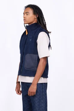 Vestes & Surchemises*Gertrude Veste Sans Manches Bi-Matiere Bakary Light Night