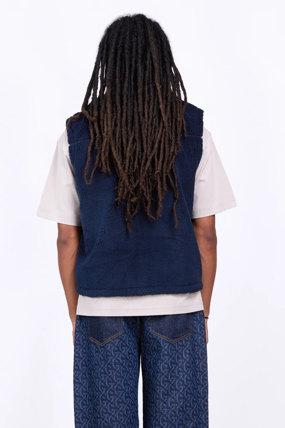Vestes & Surchemises*Gertrude Veste Sans Manches Bi-Matiere Bakary Light Night