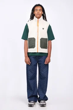 Vestes & Surchemises*Gertrude Veste Sans Manches En Sherpa Reversible Bakary