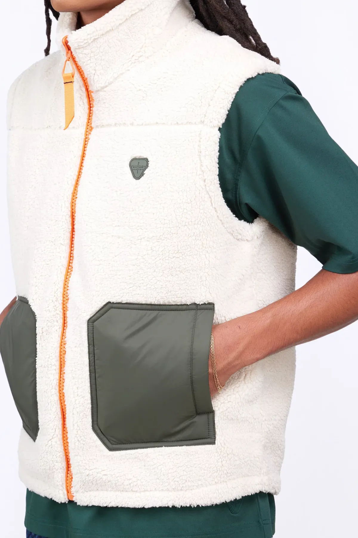 Vestes & Surchemises*Gertrude Veste Sans Manches En Sherpa Reversible Bakary