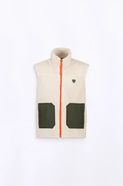 Vestes & Surchemises*Gertrude Veste Sans Manches En Sherpa Reversible Bakary